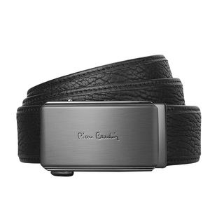【海豹皮】皮尔卡丹皮带男真皮品牌奢侈商务腰带男士裤带官方正品
