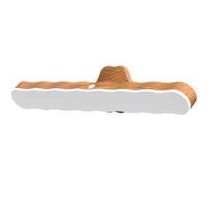 床头灯床上阅读灯宿舍护眼台灯卧室老人书房磁吸充电壁灯原木中古