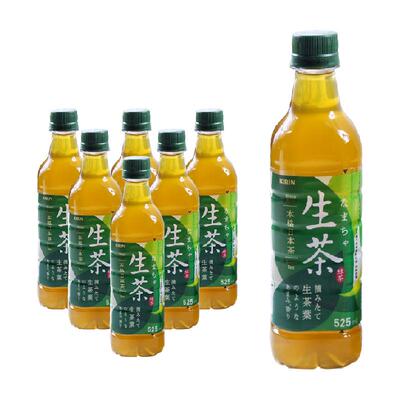 麒麟生茶绿茶525ml*6瓶