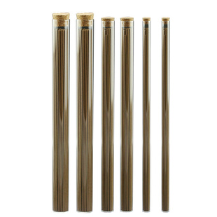 玻璃香管高透明线香香筒沉香檀香线香香道专用木塞高端试用香桶