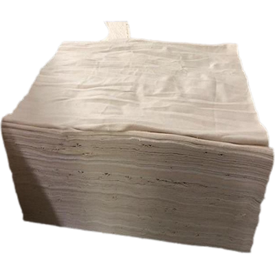 全棉无弹力原色工业抹布吸油吸水