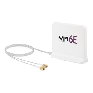 华硕微星精粤WIFI-6E延长线天线台式机主板SMA接口高增益三频天线