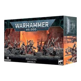 战锤40K  43-57 WORLD EATERS:JAKHALS 吞世者：裂伤者 拼装模型
