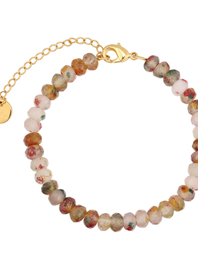 pn彩色汉白石ins小众设计手链