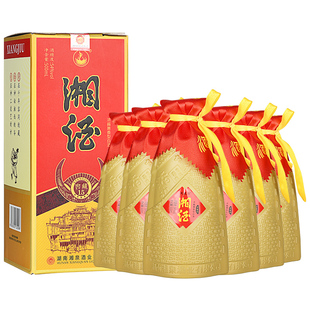 【凤凰情】湘泉酒业白酒窖藏15兼香型54度粮食酒500ml*6瓶整箱装