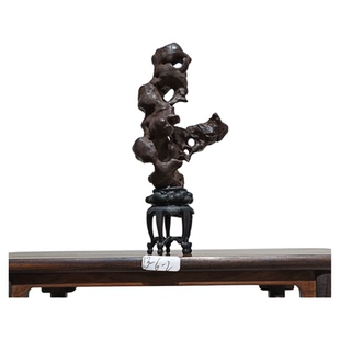 太湖石太湖水石天然原石茶台茶桌文房案几小摆件传统艺术品雅器K