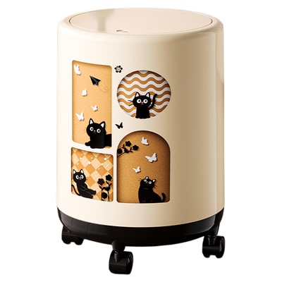 2025新款客厅轻奢垃圾桶