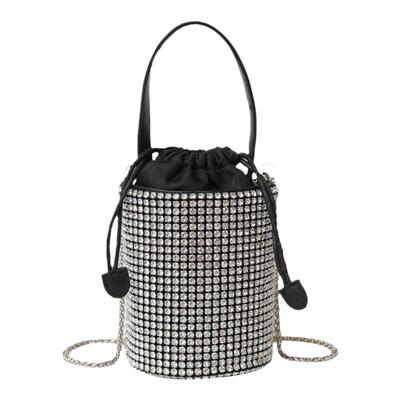 左杏水桶包手工镶钻退货无忧