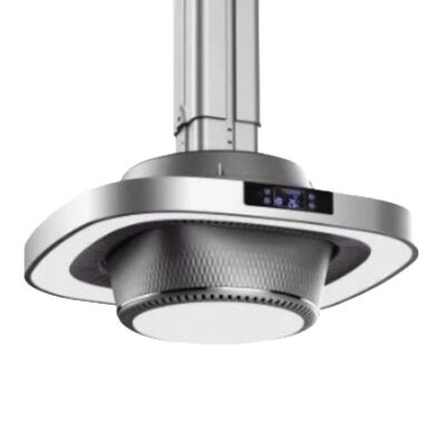 棋牌室吸烟灯空气净化器升降排烟