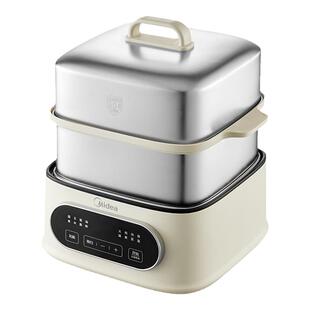 美的电蒸锅不锈钢家用多功能三层大容量智能预约全自动蒸煮一体锅