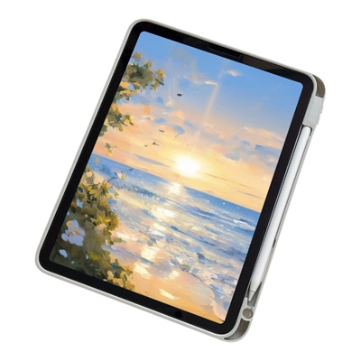 JOLKT适用苹果平板ipadmini7/6小磁吸环通用保护壳air5/6/7带笔槽ipadpro11磨砂保护套十一代magsafe防摔迷你