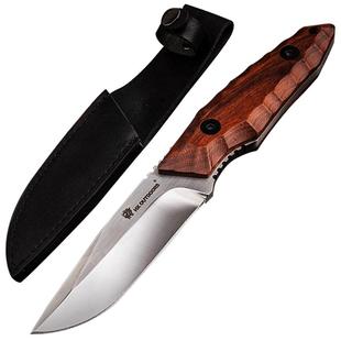 汉道蝰蛇高硬度直刀战术野外求生存刀防身刀随身刀具户外小刀锋利