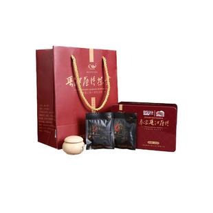 湖南渠江薄片 安化黑茶 新化特产奉家 新化黑茶铁盒礼盒礼品茶叶