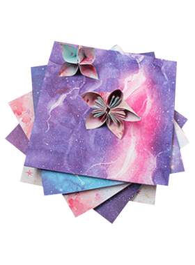 星空彩色碎印花手工梦幻折纸