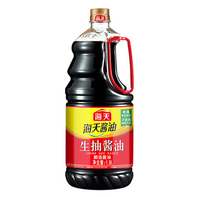 海天生抽酱油1.9L生抽酿造酱油