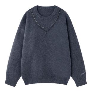 BJHG不计后果重磅毛衣男款冬季毛线衣CleanFit简约纯色内搭针织衫