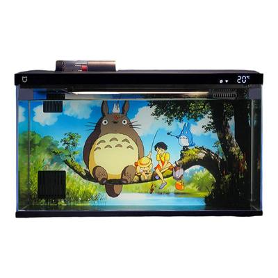 适配小米智能鱼缸背景板配件造景