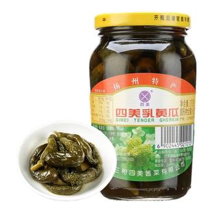 三和四美 乳黄瓜酱菜扬州特产甜脆瓜腌黄瓜咸菜下饭菜酱瓜375g装