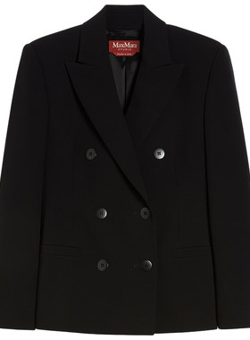 【季末甄选】MaxMara 女装双排扣纯色修身西装外套6041055106