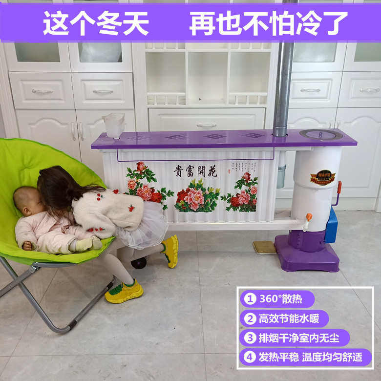 冬季节能家用采暖炉煤球煤炭升温加热室内无烟蜂窝煤暖气片取暖炉