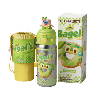 UOOHA简悦双饮纯钛保温杯儿童水杯女生内外纯钛全新款水杯