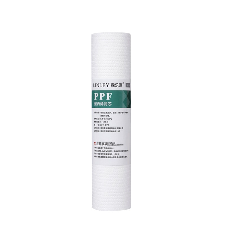 沁园PP棉滤芯通用RO185净水器家用10寸聚丙烯QY-PL101A前置伴侣
