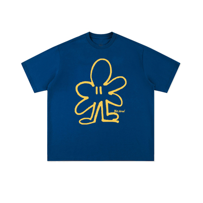 TIRED先生300g双纱纯棉短袖t恤男