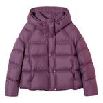 冬季实拍韩系短款加厚单色简约风羽绒服长袖棉气质面包服外套女装