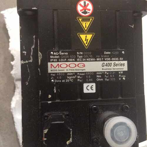 议价G405-533 MOOG伺服电机