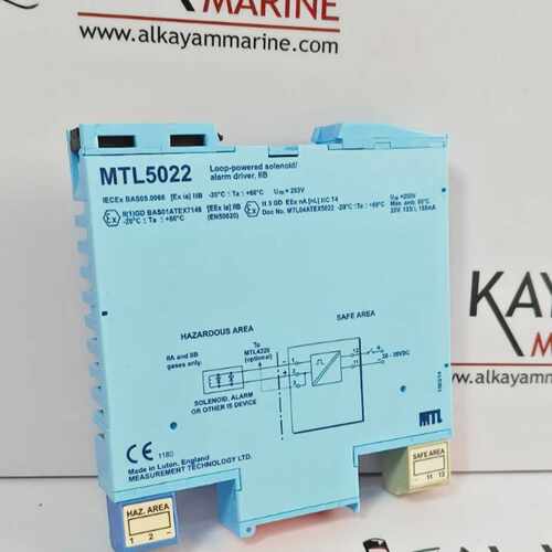 MTL 5022 LOOP-POWERED SOLENOID/ALARM DRIVER (FAST SHIP BY DH