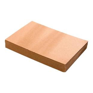 加厚牛皮空白硬卡片纸主持人手卡演讲台词记忆小卡英语单词白卡知识生字预习卡片手写绘画黑卡涂鸦明信片留言