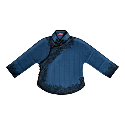 乔丢丢新中式传统旗袍千里江山图