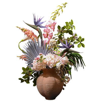 润野高端帝王花仿真花桌面摆件