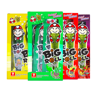 陈哲远代言同款TaoKaeNoi老板仔旗舰店泰国儿童即食海苔27g*12盒