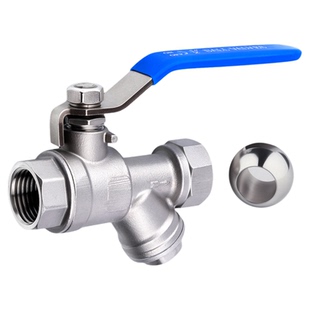 304不锈钢过滤器球阀Y型一体式1寸自来水地暖手柄阀开关奇高阀门
