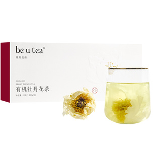 beutea花好悦颜牡丹花茶保留花粉一朵一杯适合女生泡水喝的养生茶