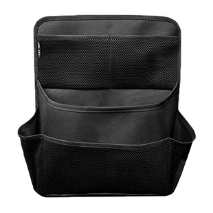 汽车座椅背收纳袋皮革加厚置物袋车载后备箱挂袋储物箱网兜通用款
