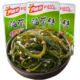 120包海带丝香辣即食裙带菜海带海味即食海带结零食小吃休闲食品