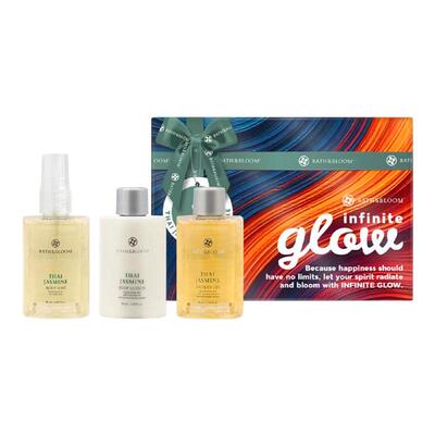 【茉莉礼盒】BATH&BLOOM茉莉香氛三件套礼盒保湿嫩肤沐浴清洁