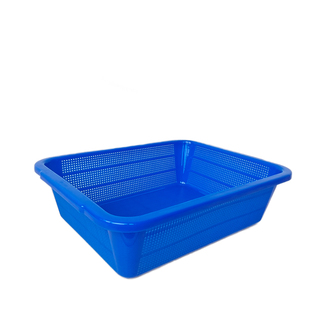 长方形塑料篮筐子沥水篮密眼收纳整理筐医院幼儿园零食置物小吃篮