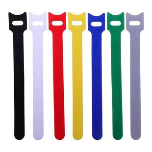 魔术贴扎带捆扎带束线带捆绑带理线带线家居整理收纳用网线数据电源线绳自粘五彩色自由多用途功能重复使用