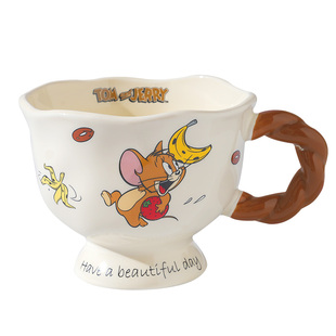 猫和老鼠马克杯陶瓷杯子咖啡杯情侣款水杯创意杯儿童生日礼物男女