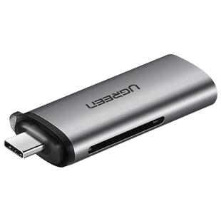 绿联usb3.0高速读卡器多合一sd大卡tf卡适用佳能单反相机小型多功能车载安卓typec手机电脑两用otg读卡器