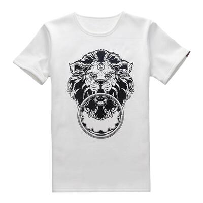 冬季保暖短袖男加绒男士半袖白色