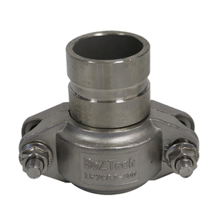 水处理设备膜壳DN200不锈钢拷贝林管卡子抱箍DN40卡箍橡胶密封圈