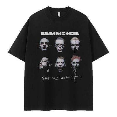 Rammstein德国战车乐队T恤