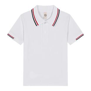 特 伊顿校服同款夏季短袖T恤儿童翻领polo衫班服短袖幼儿园团体服