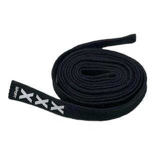 卫裤扁抽绳双层空心涤棉丝印个性字母裤腰绳子运动裤短裤棉绳裤绳