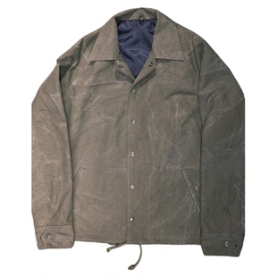 HDK(海觉)REMAKE二战美军古布帐篷复古古巴领素版教练夹克上衣