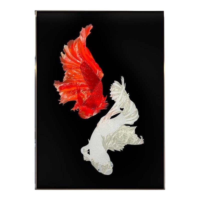精彩入户玄关轻奢支持选图定制画